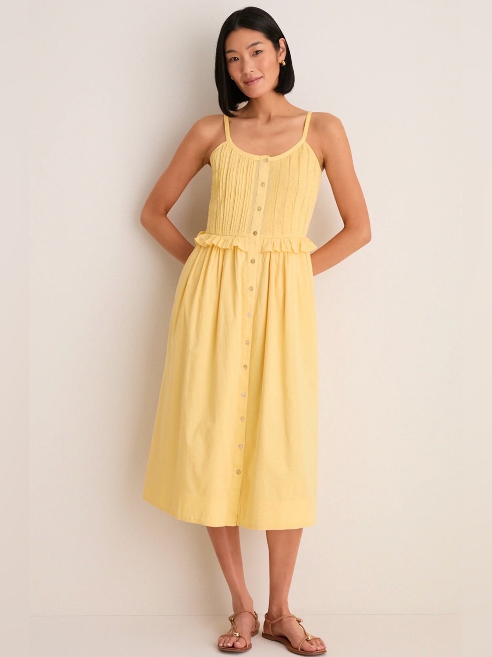 Sea New York Alberte Tank Dress Yellow Size S